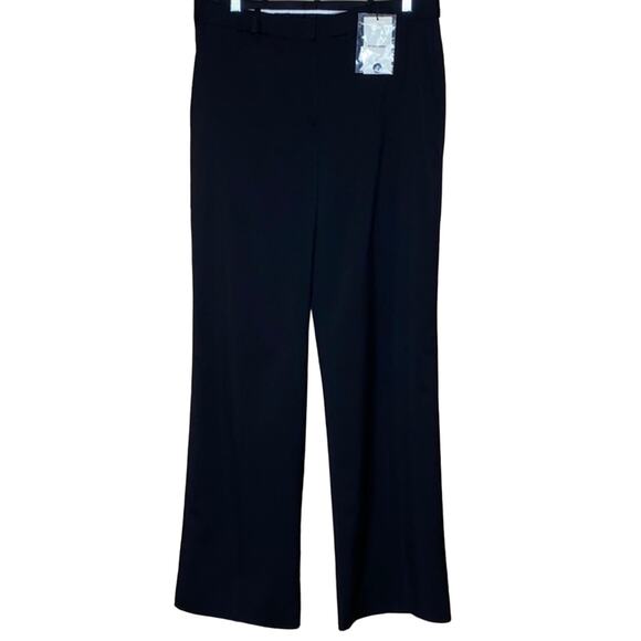 Burberry Black Uniform 100% Wool Slacks Size 8 NWT - Picture 2 of 12